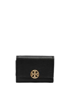 Women Tory Burch Miller Logo-plaque Leather Wallet