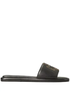 Women Tory Burch Double T Patch Slides