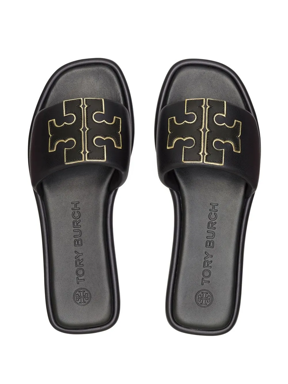 Women Tory Burch Double T Patch Slides - Image 4