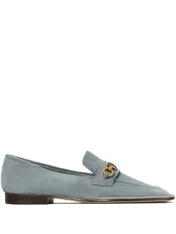 Women Tory Burch Logo-plaque Chain-link Loafers