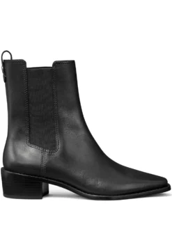 Women Tory Burch Medallion-plaque 35mm Ankle Boots