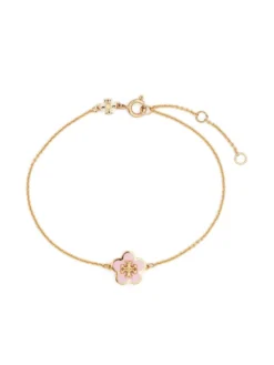 Women Tory Burch Kira Floral-charm Bracelet