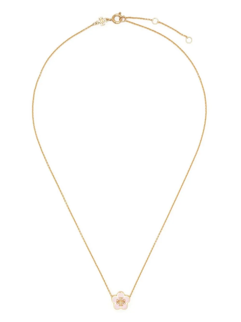 Women Tory Burch Kira Flower-pendant Necklace - Image 3