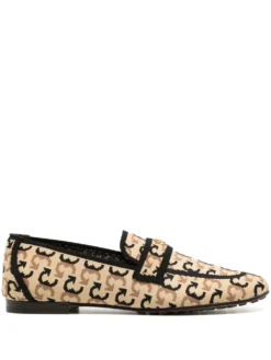 Women Tory Burch Graphic-print Ballet Loafers