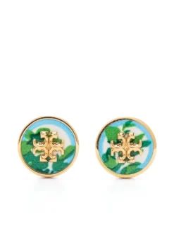 Women Tory Burch Kira Circle-logo Stud Earrings