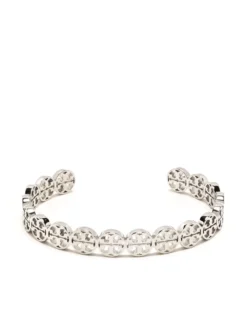 Women Tory Burch Engraved-logo Thin Bracelet