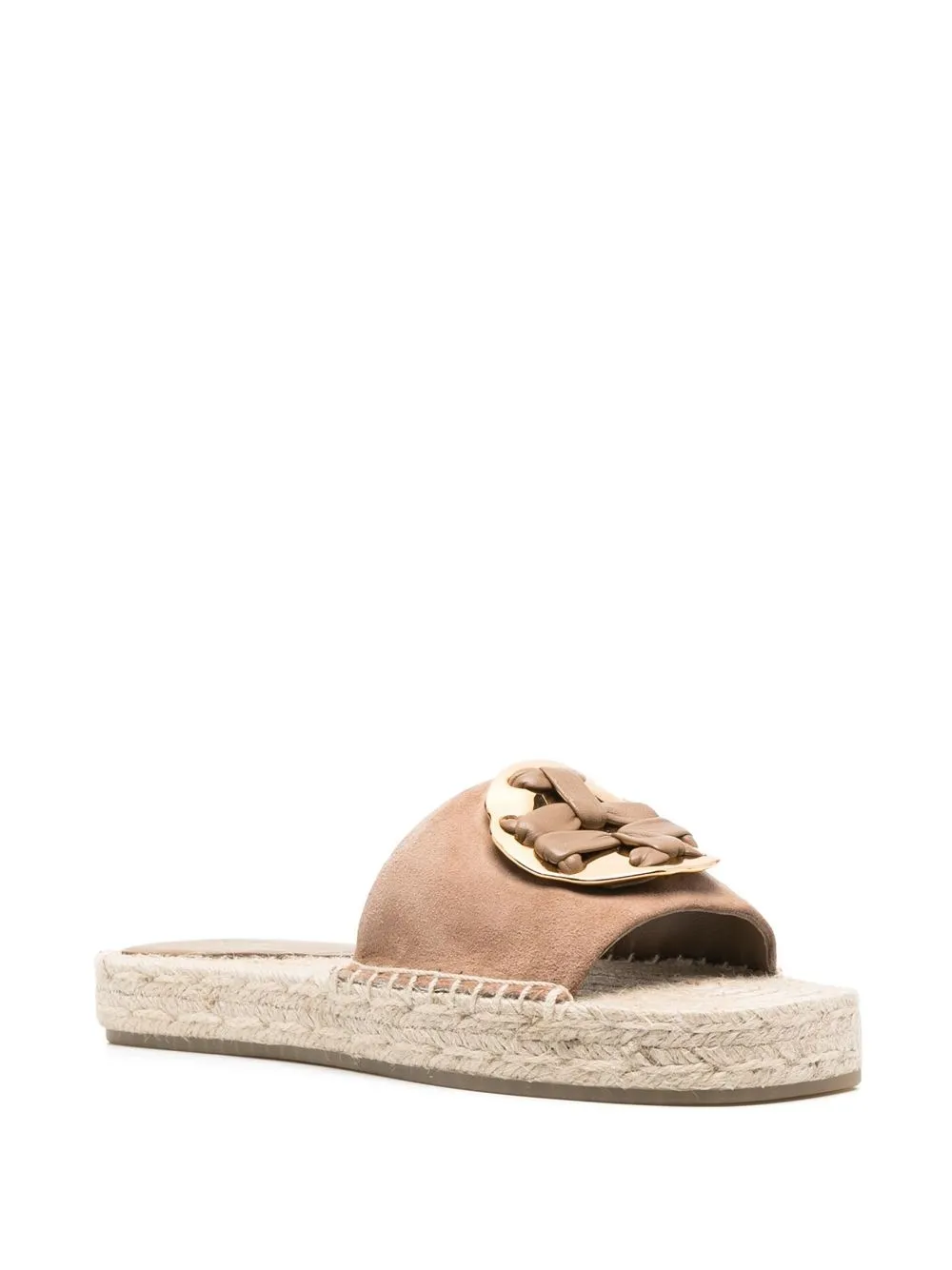 Women Tory Burch Woven Double T Espadrille Slide - Image 2