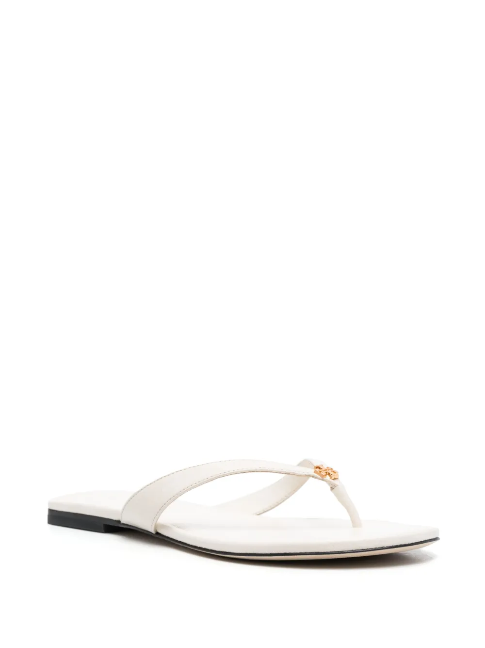 Women Tory Burch Logo-plaque Thong Sandals - Image 2