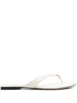 Women Tory Burch Logo-plaque Thong Sandals