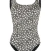 Women Tory Burch Floral-print Backless Swimsuit