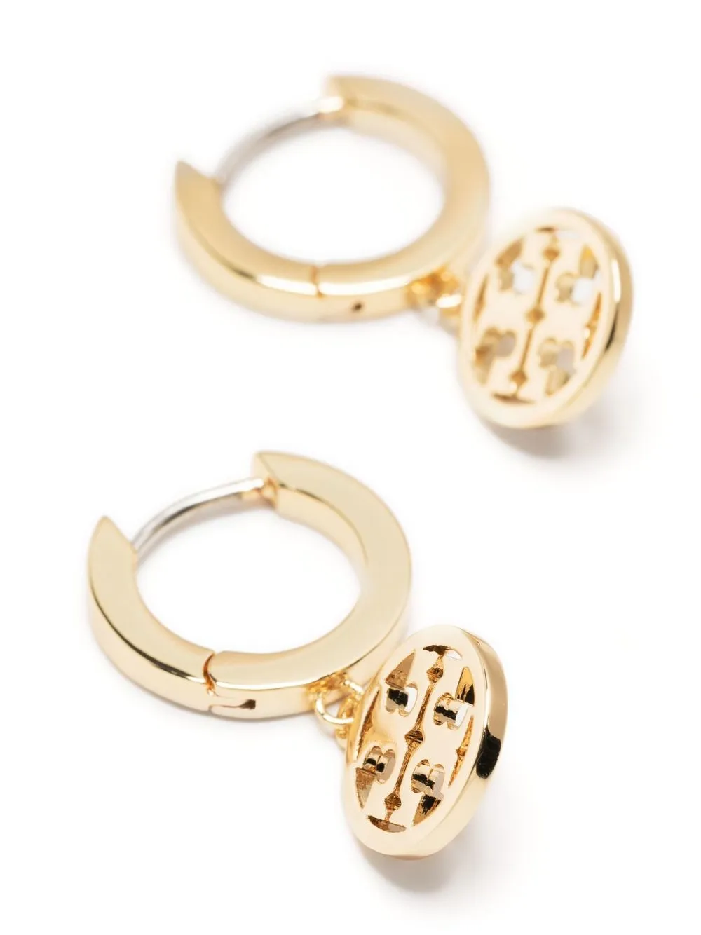 Women Tory Burch Double-T Drop Earrings - Image 3