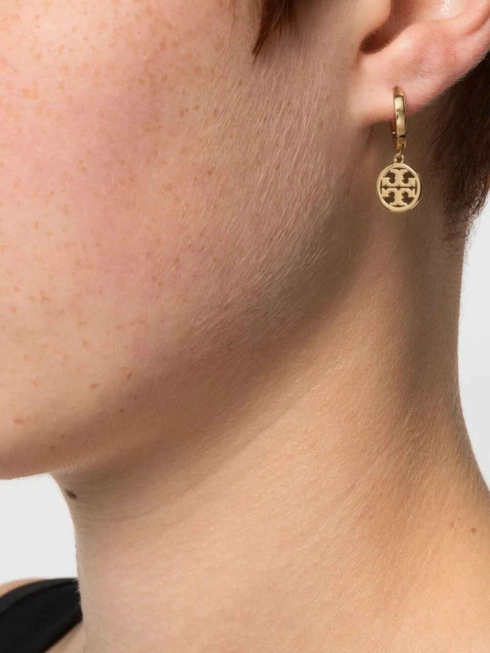 Women Tory Burch Double-T Drop Earrings - Image 2