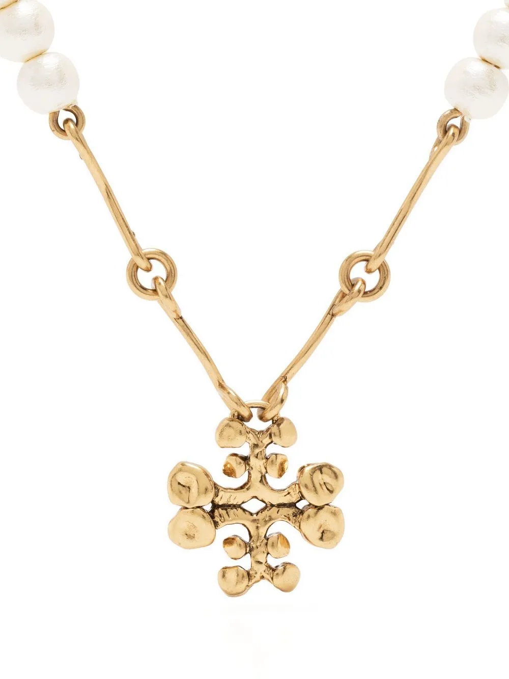 Women Tory Burch Brutalist Pendant Necklace