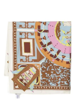 Women Tory Burch T Garden Oversized Square Scarf