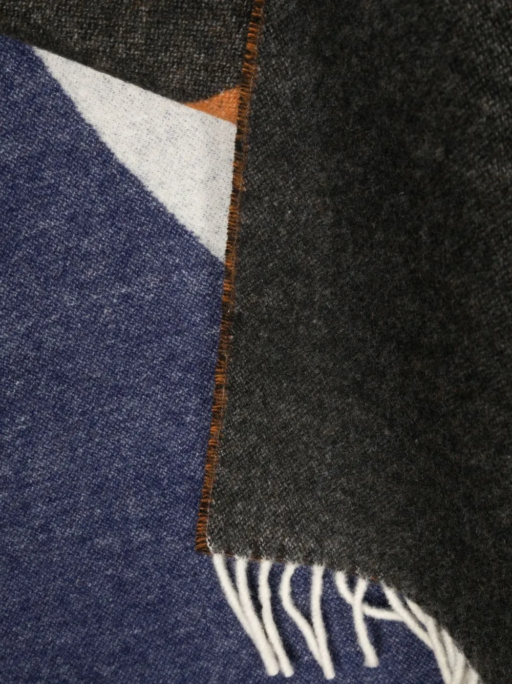 Women Tory Burch Colour-block Logo Square Scarf - Image 3