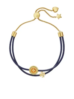 Women Tory Burch Kira Enamel Pave Slider Bracelet