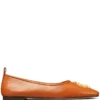 Women Tory Burch Eleanor Logo-plaque Ballet Pump