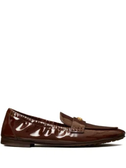 Women Tory Burch Ballet Leather Loafers