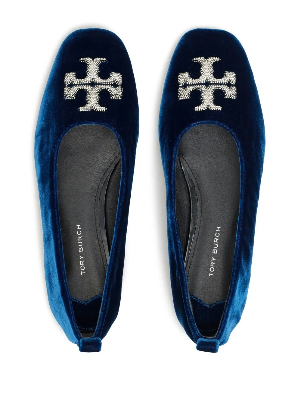 Women Tory Burch Eleanor Pave Ballet Pumps - Image 4