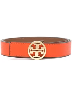 Women Tory Burch 1" Miller Reversible Leather Belt