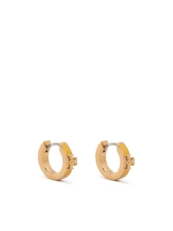 Women Tory Burch Kira Logo Huggie Hoops