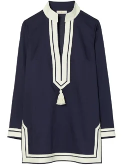 Women Tory Burch Colour-block Cotton Tunic