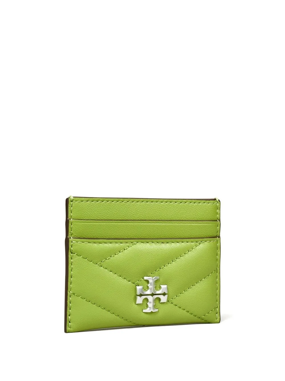 Women Tory Burch Kira Logo-plaque Chevron Cardholder - Image 2