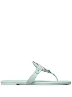 Women Tory Burch Metal Miller Soft Flat Sandals