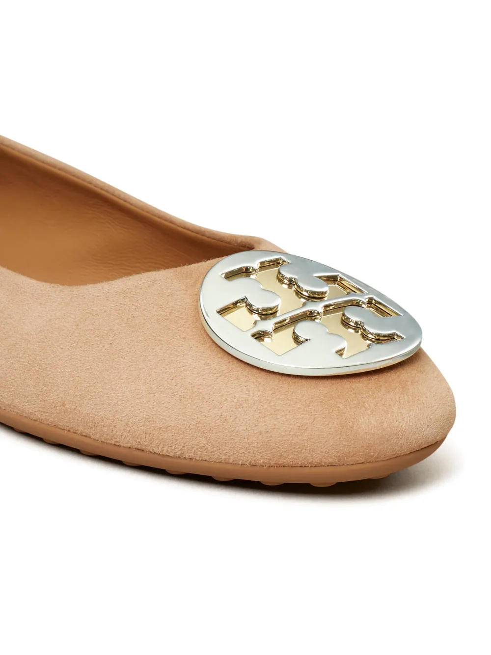 Women Tory Burch Claire Logo-plaque Ballerina Flats - Image 3