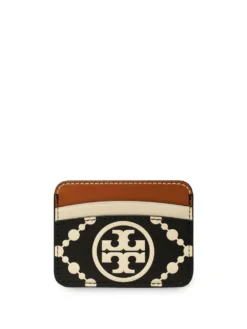 Women Tory Burch T Monogram Contrast Embossed Card Case