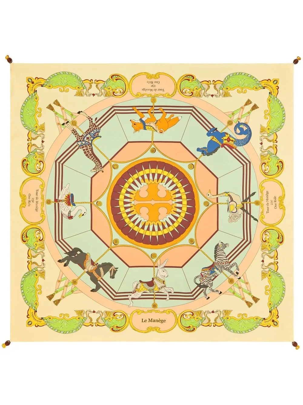 Women Tory Burch Graphic-print Silk Scarf