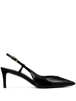 Women Tory Burch Triangle Pointed-toe Slingback Shoes