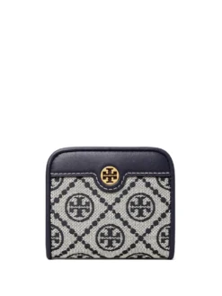 Women Tory Burch T-Monogram Jacquard Wallet