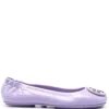 Women Tory Burch Logo-plaque Ballet Flats