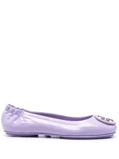 Women Tory Burch Logo-plaque Ballet Flats