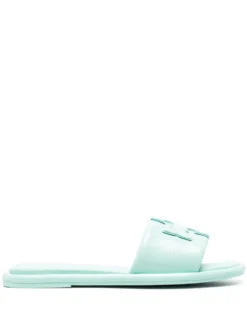 Women Tory Burch Logo-patch Slides