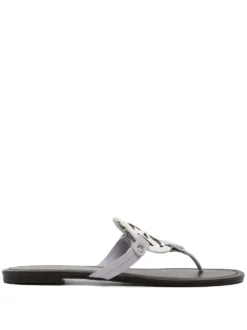 Women Tory Burch Miller Logo-patch Slides