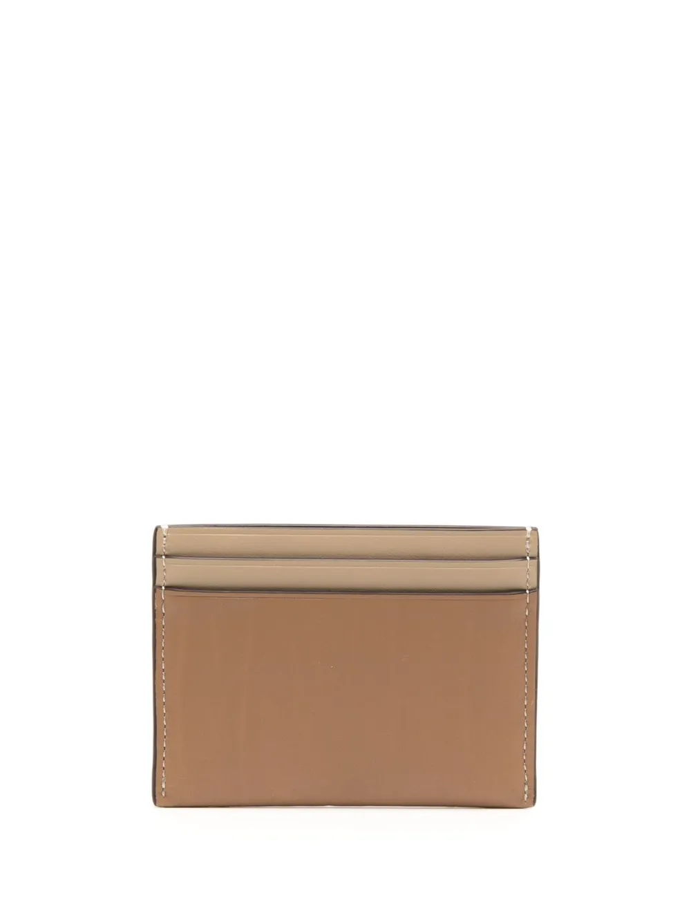 Women Tory Burch Serif-T Two-tone Leather Cardholder - Image 2