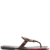 Women Tory Burch Miller Enamelled-logo Slides