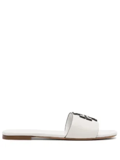 Women Tory Burch Ines Logo-patch Slides