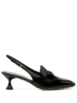 Women Tory Burch 55mm Pointed-toe Patent-leather Pumps