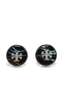 Women Tory Burch Roxanne Marbled Stud Earrings