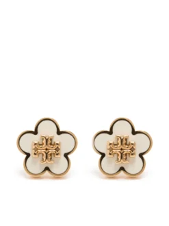 Women Tory Burch Kira Enamel Flower Stud Earrings