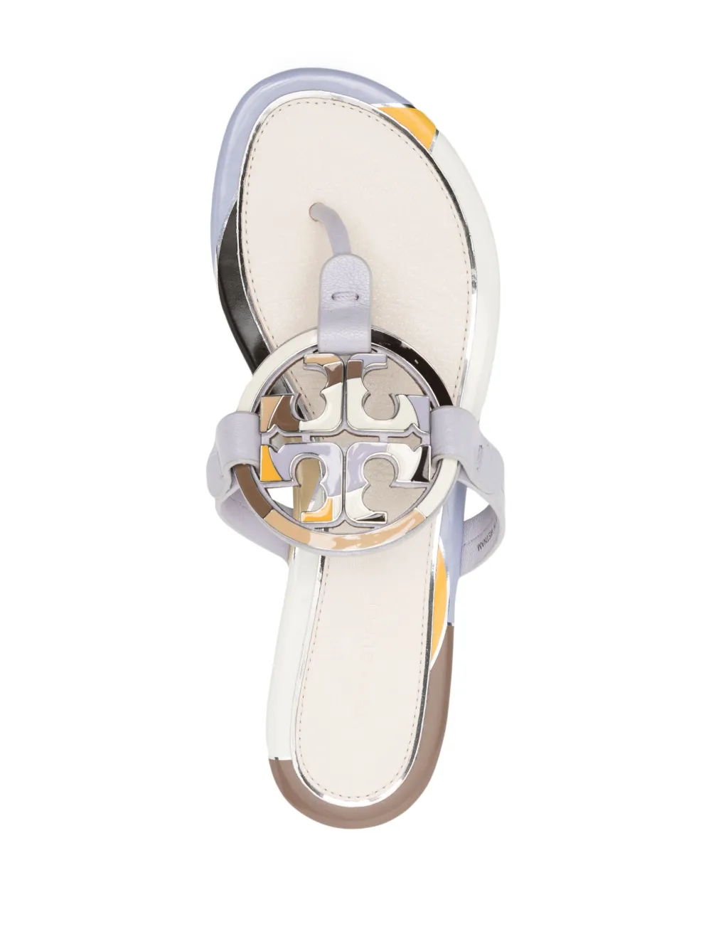Women Tory Burch Miller Enamel-detail Sandals - Image 4