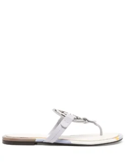 Women Tory Burch Miller Enamel-detail Sandals