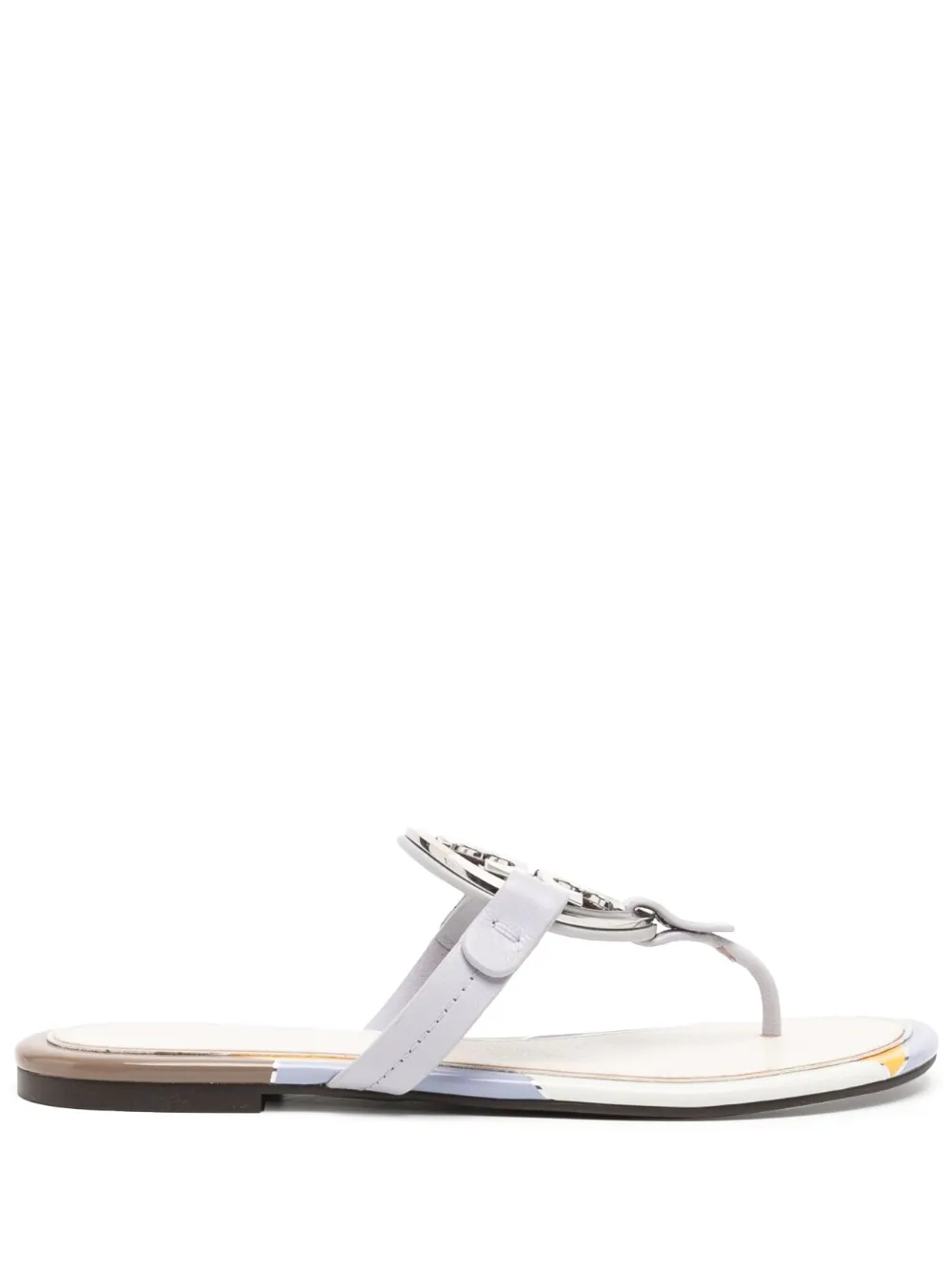 Women Tory Burch Miller Enamel-detail Sandals