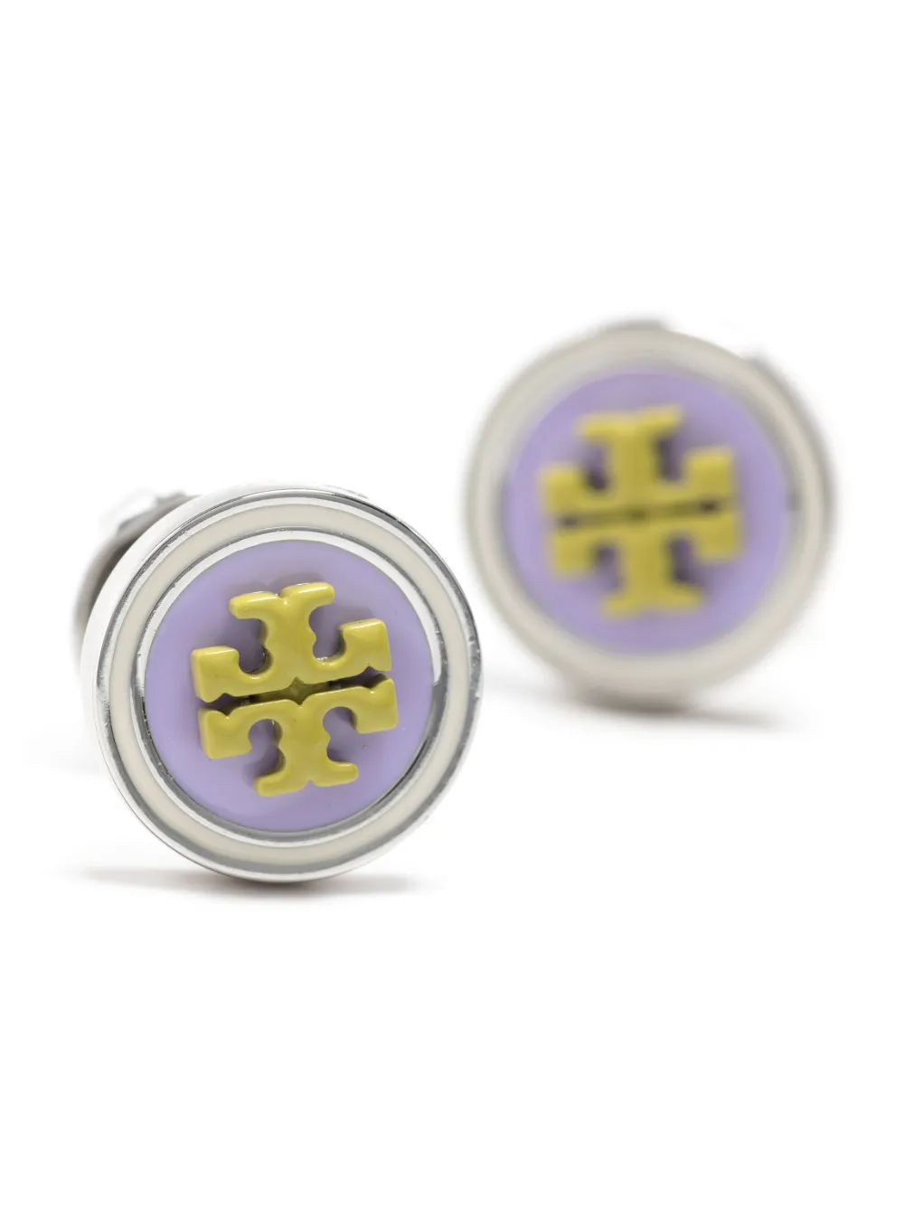 Women Tory Burch Kira Enamel Circle-stud Earrings - Image 2