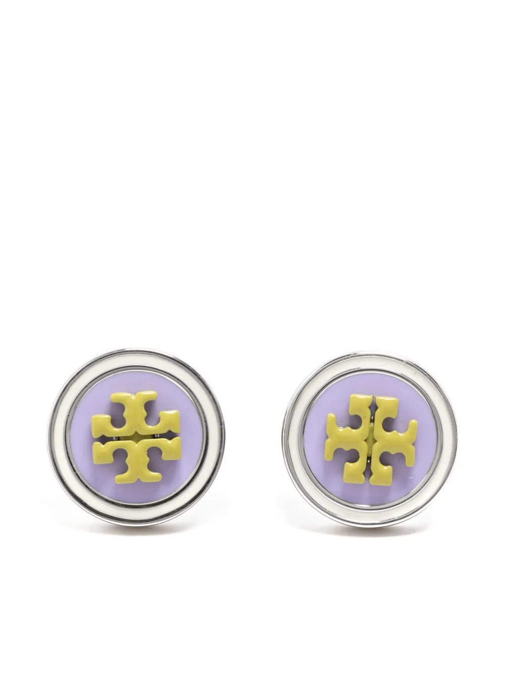 Women Tory Burch Kira Enamel Circle-stud Earrings