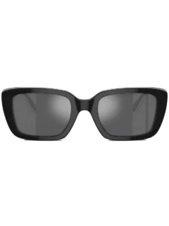 Women Tory Burch Rectangle-frame Logo-plaque Sunglasses