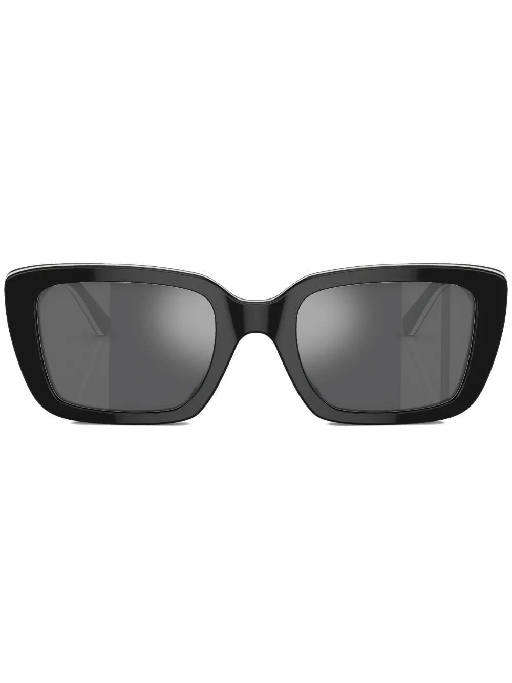 Women Tory Burch Rectangle-frame Logo-plaque Sunglasses